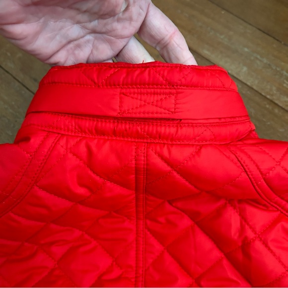 Tommy Hilfiger Quilted Barn Jacket Cherry Red - Picture 6 of 12